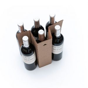 Caja para seis vinos